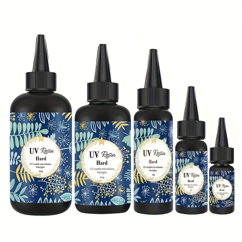 10g 25g 50g Uv Resin Crystal Clear Hard Type Upgraded Ultraviolet Epoxy