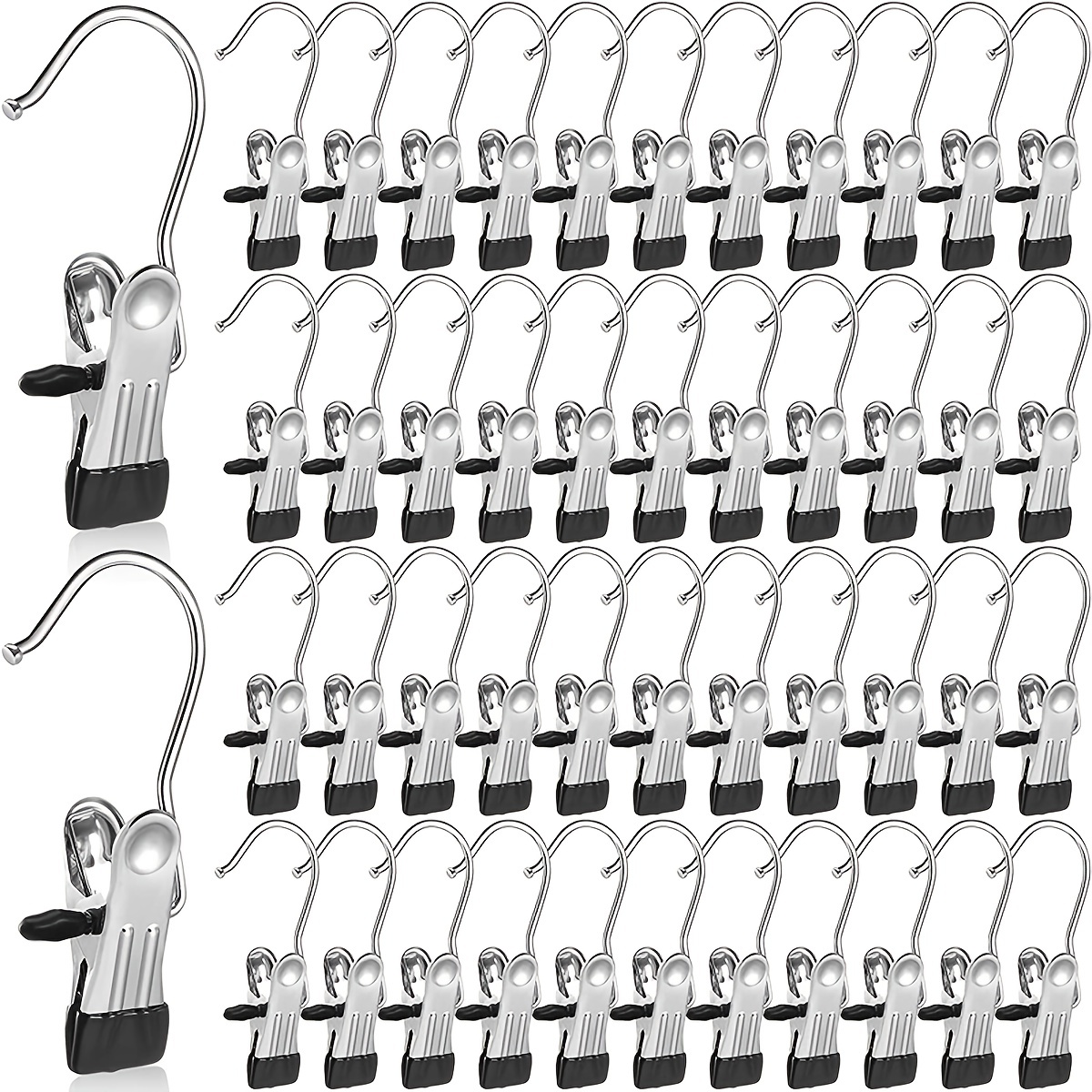 Plastic Clothes Pins, Heavy Duty Abs Strong Finger Clips Perfect For  Slender Hangers, Velvet Hangers, Non-slip Baby Hanger Clips, Windproof  Fixed Clips, Household Clothes Pegs - Temu