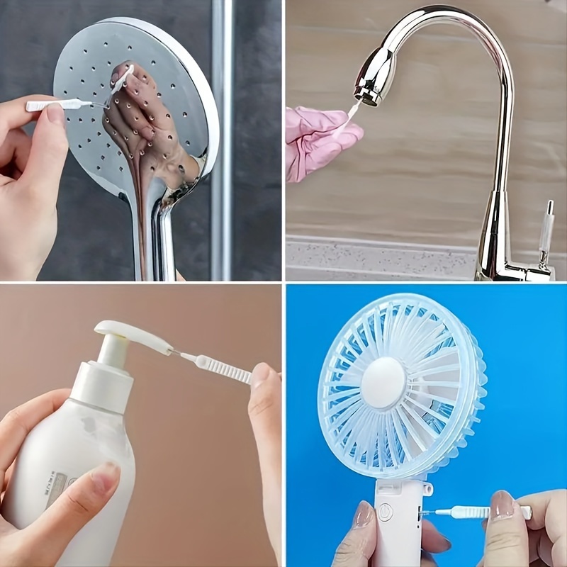 20 Pcs Gap Hole Anti-Clogging Tiny Cleaning Brush Mini-Shower Head