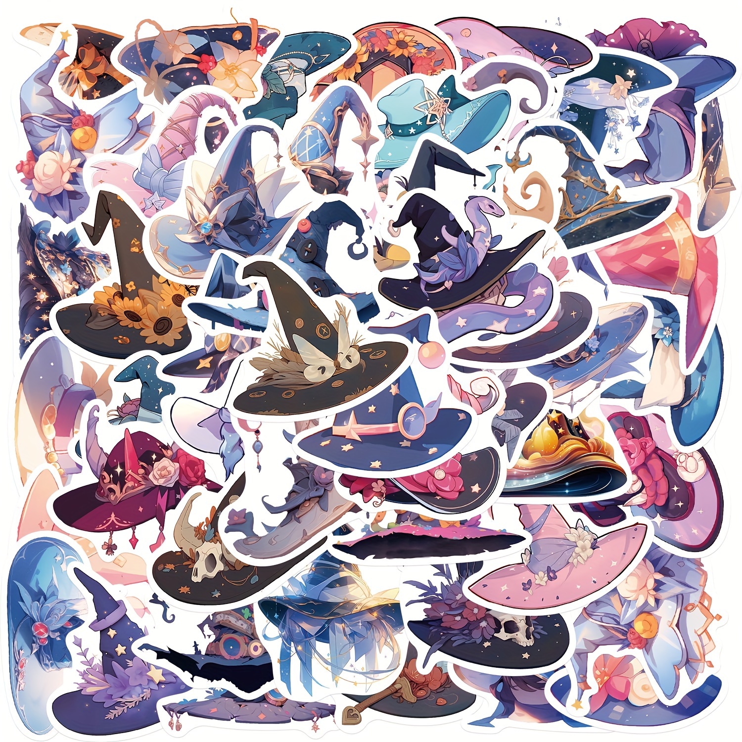 50 Enchanting Witchy Stickers Aesthetic Magic Decorations - Temu