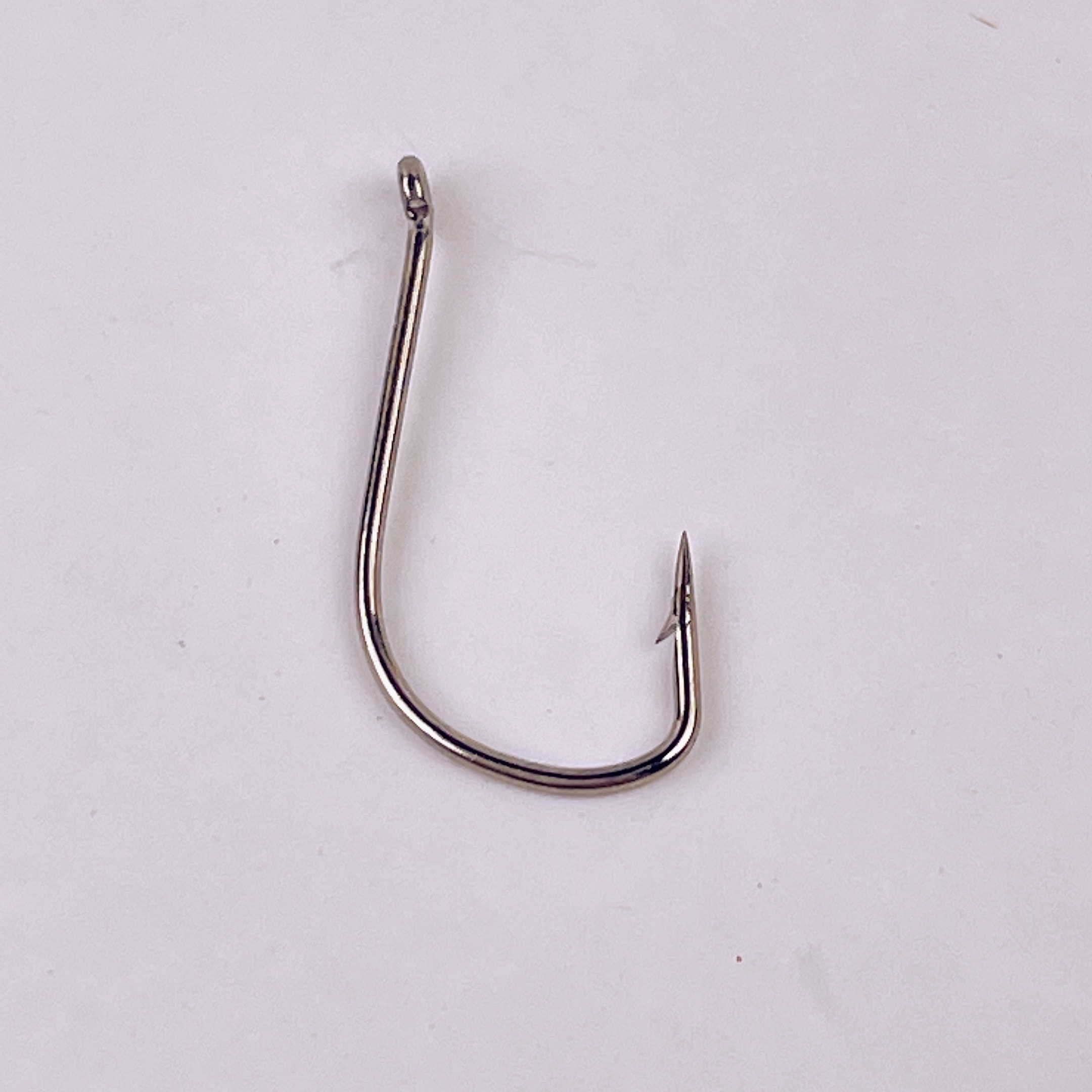 Size 2# 18# Curve Shank Hooks Barbed Fishing Hooks Eye - Temu