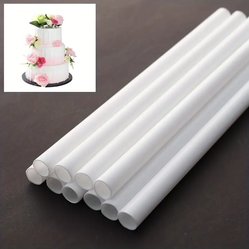 Cake Dowels White Plastic Cake Support Rods Round Dowels - Temu Italy