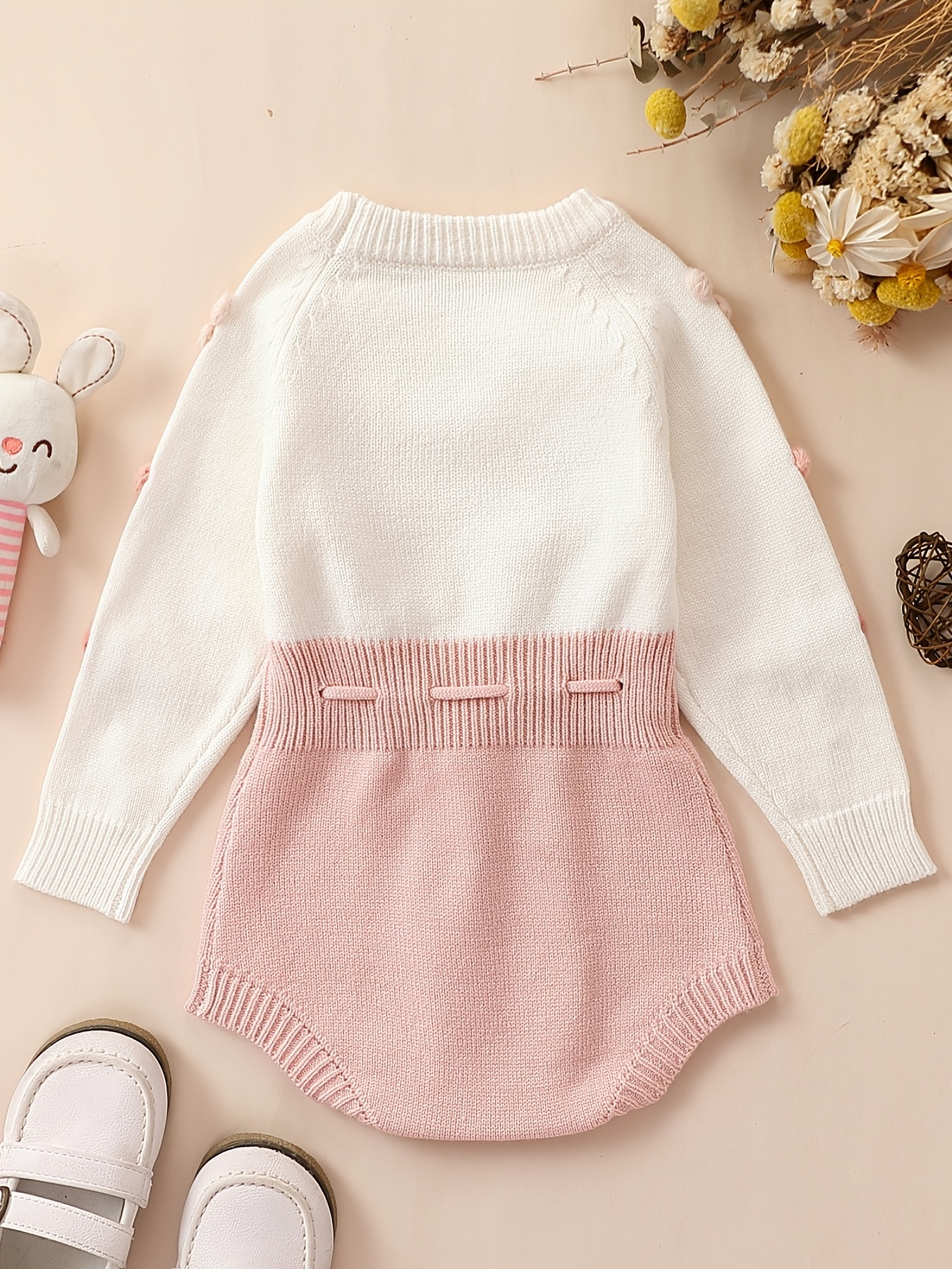 Newborn sweater clearance romper