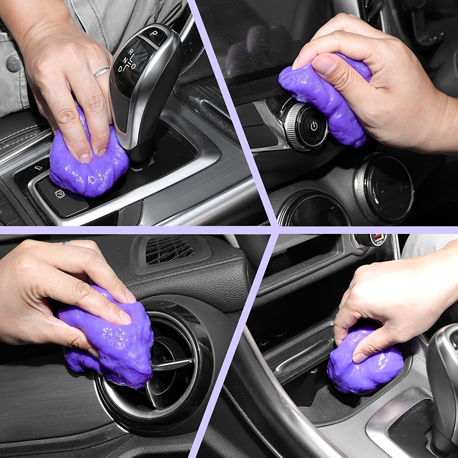 1-2pcs Car Cleaner Gel Detailing Putty - Auto Interior Cleaning