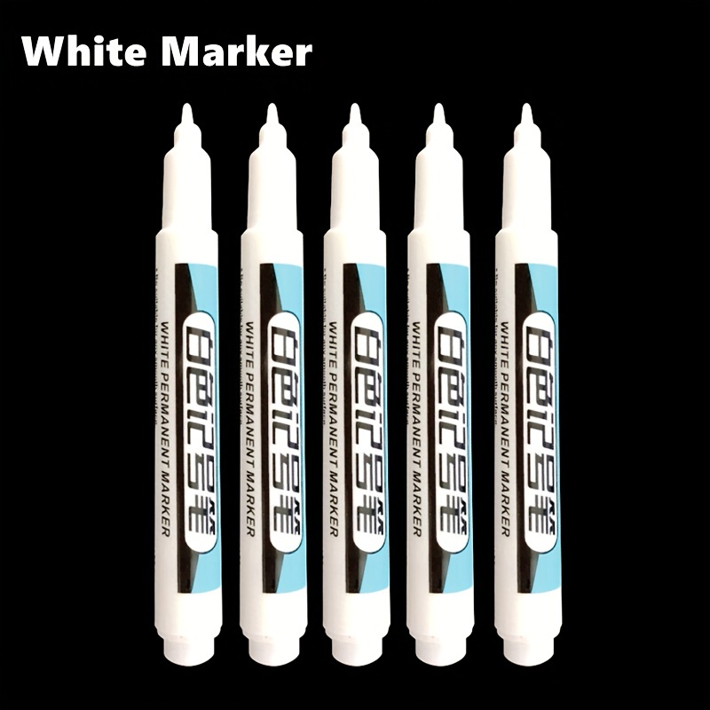 Acrylic White Permanent Paint Pen White Marker Pen Oily Thin - Temu