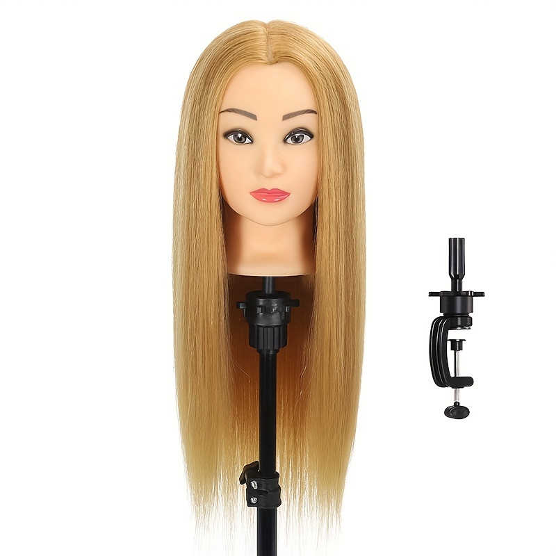 mannequin head 80 human hair cosmetology hairdressing Temu Canada