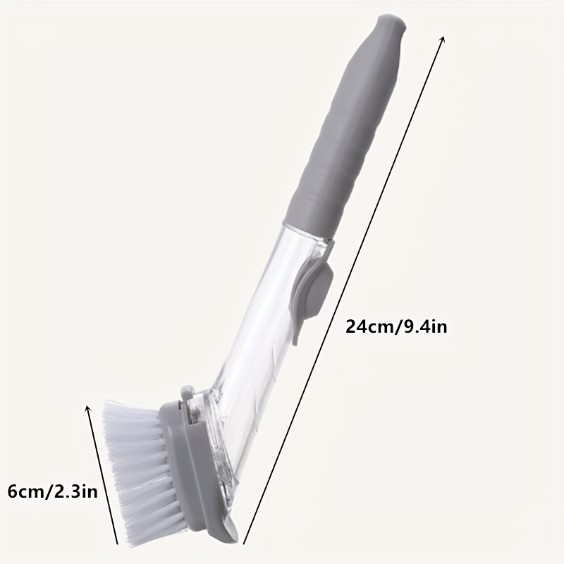 Multi-Functional Long-Handle Liquid-Filled Cleaning Brush Washing