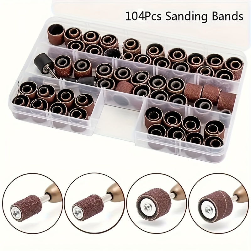 Drum Sanding Kit For Drill File Machine Bits Ring Sanding - Temu