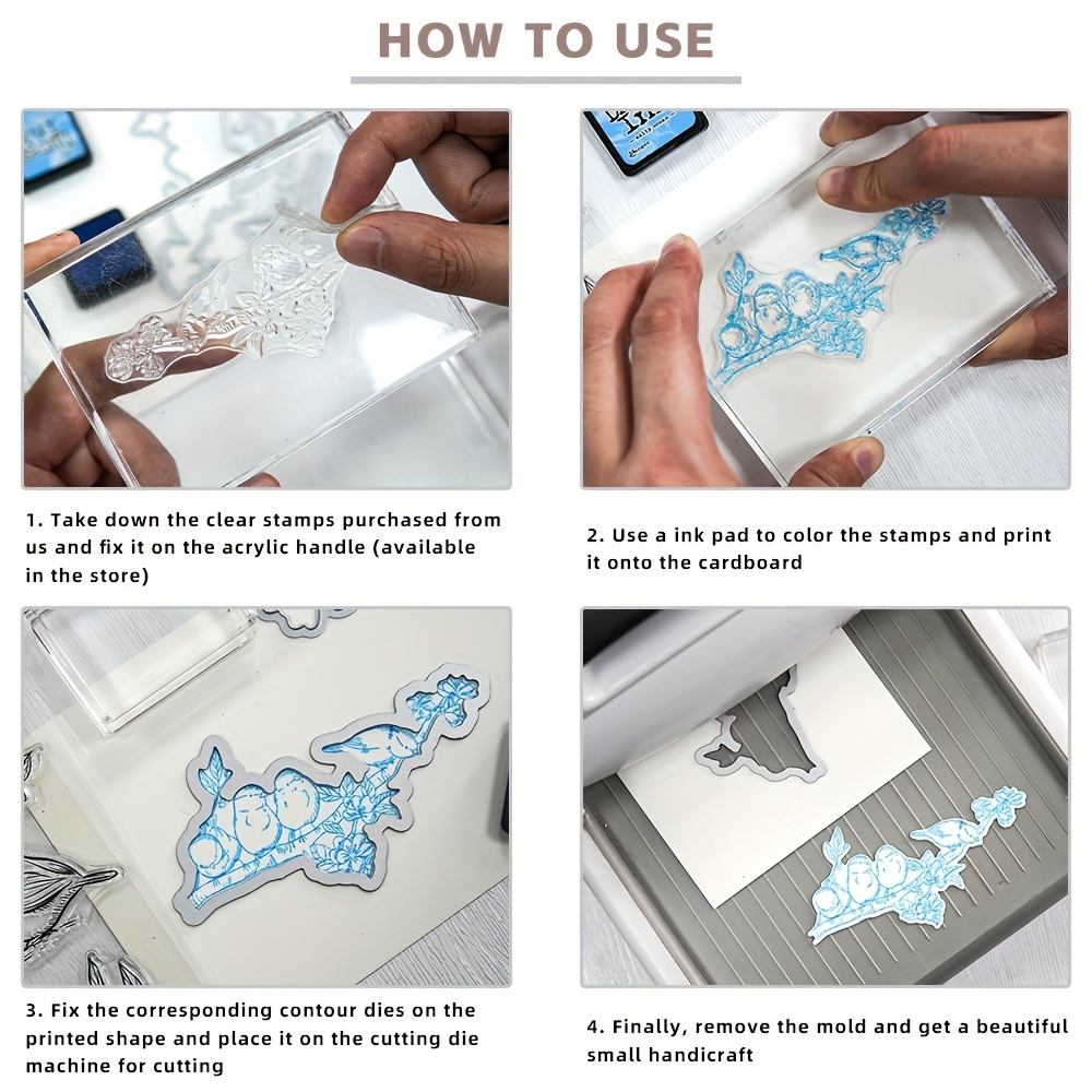 how to use clear stamps 