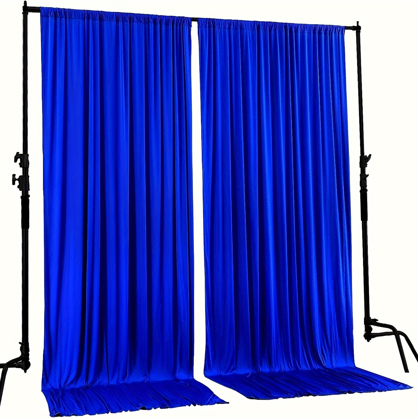 Shop Royal Blue Ice Silk Satin Wedding Backdrop