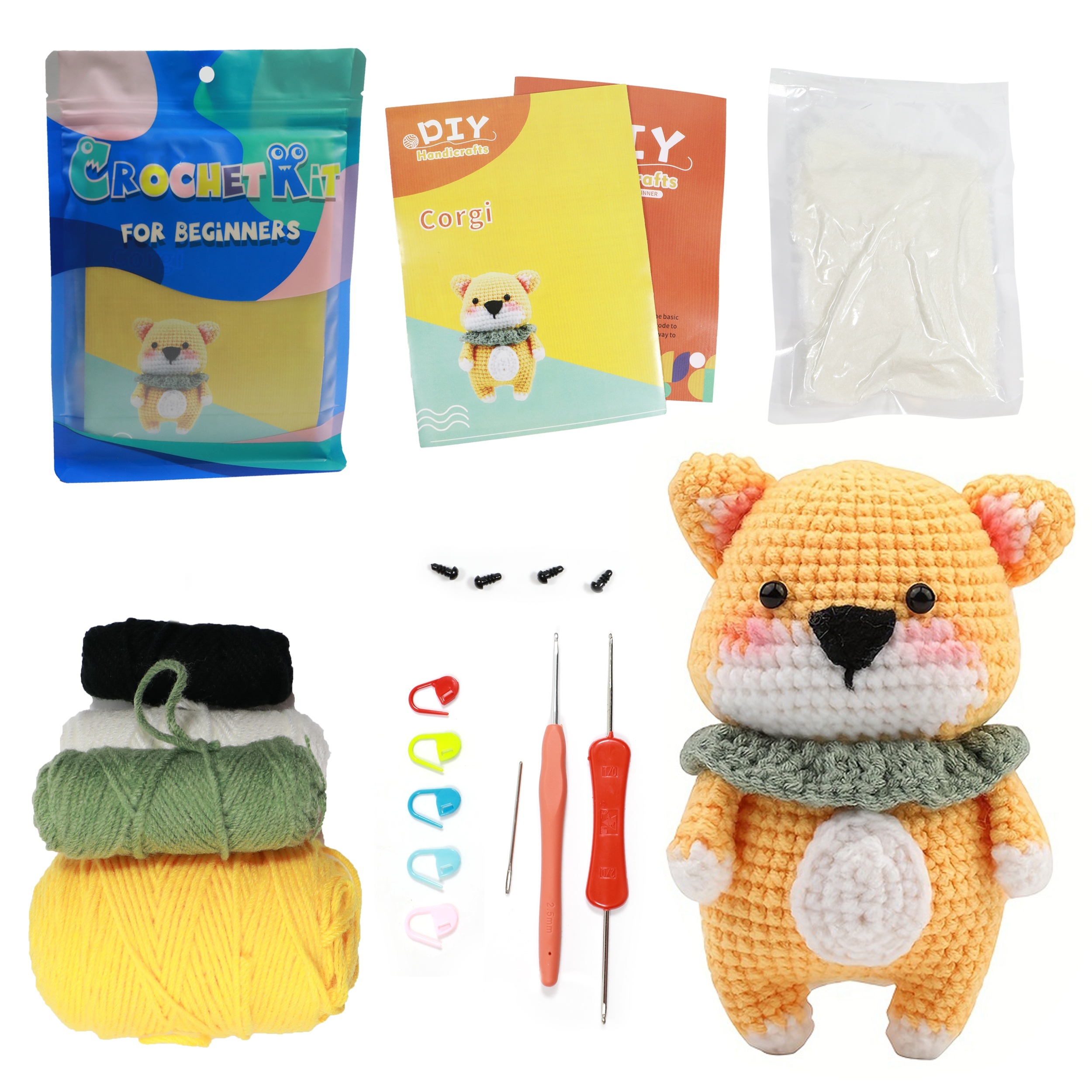 Crochet Kit For Beginners Crochet Starter Kit With Step - Temu