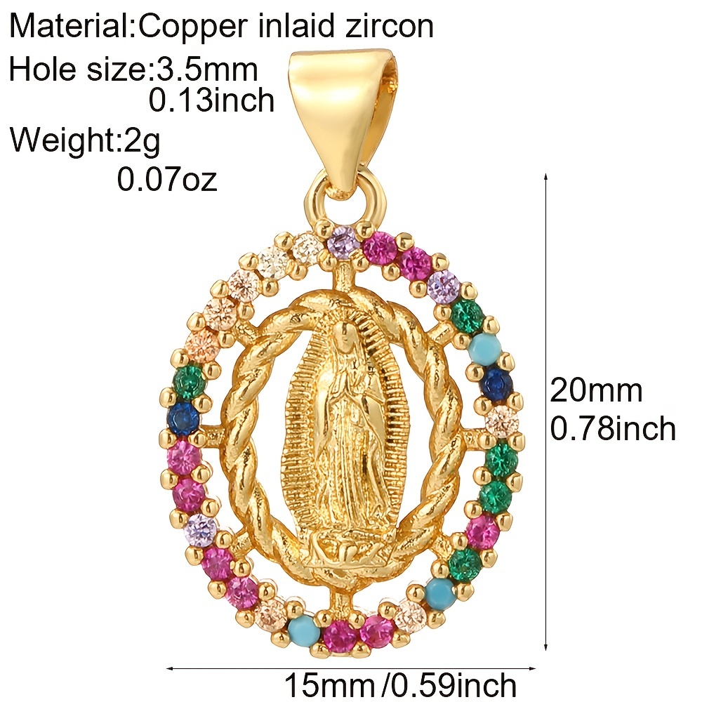 Boho Style 18k Golden Plated Copper Pendants Angel Love - Temu