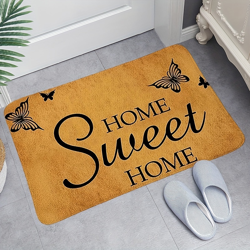 Floral Indoor Doormat Front Back Door Mat Non Slip Door Mats - Temu