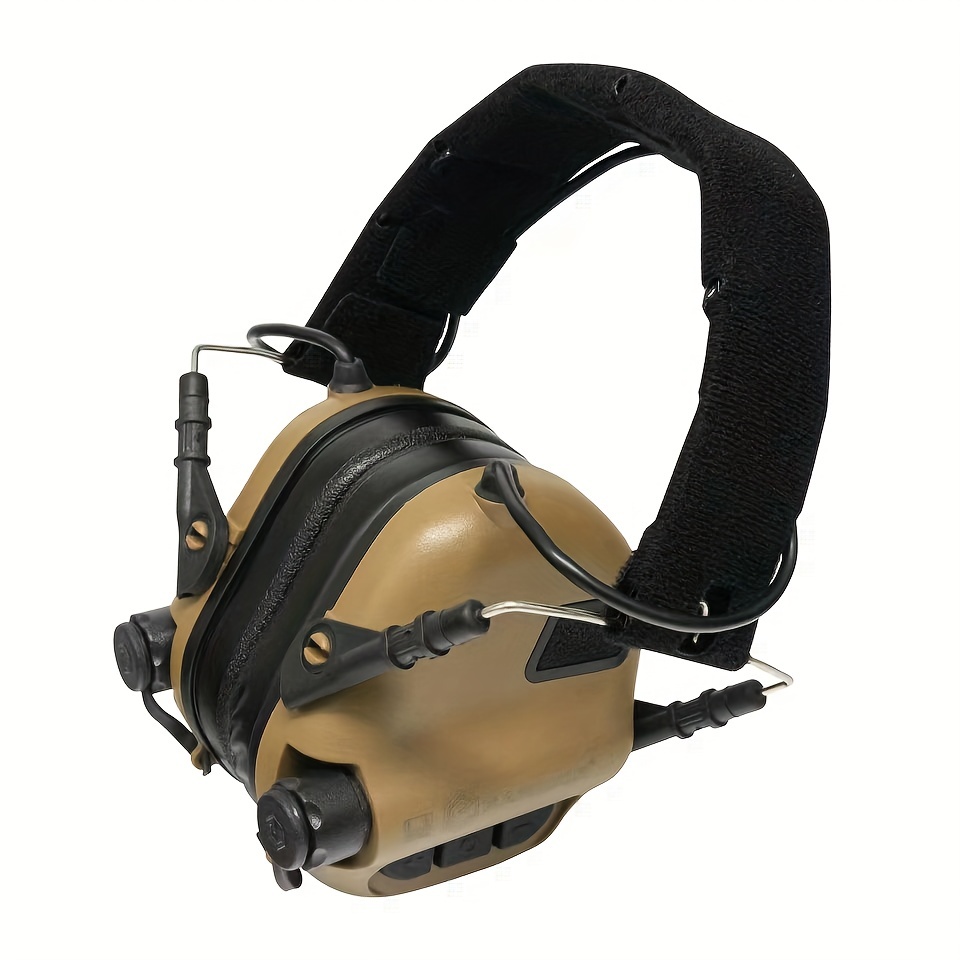 Versión del casco Reducción de Ruido Pastillas, Orejeras Electrónicas de  Seguridad de Ruido, Auriculares tácticos para Actividades de Airsoft