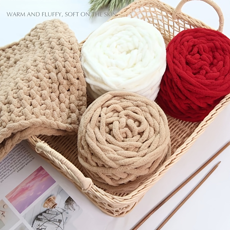 Yarn Cotton Knitting Crocheting Chunky Milk Accessories Crochet
