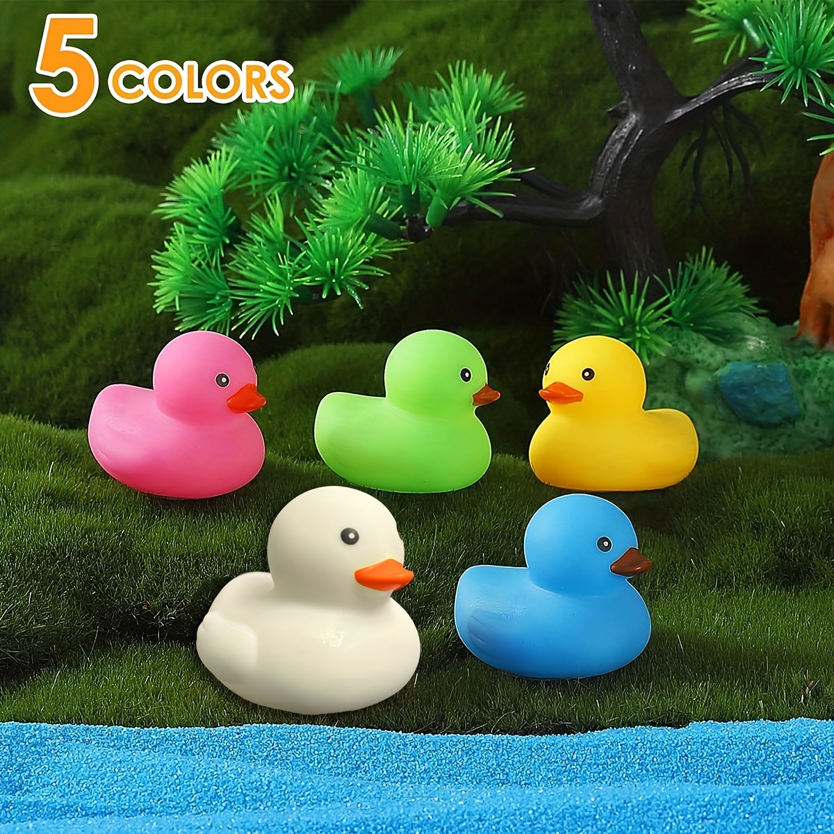  100 Pack Rubber Ducks in Bulk, Jeep Ducks for Ducking, Assorted Rubber  Ducks Jeep Ducking, Baby Showers Accessories, Birthday Gifts, Floater Duck  Bath Toys for Kids : Toys & Games