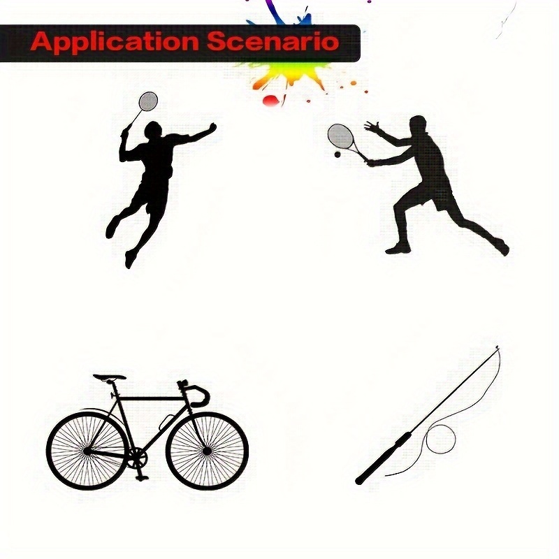 Design Anti-slip Tennis Badminton Grip Tape Breathable Sport Sweatband  Windings Over Bicycle Handle For Fishing