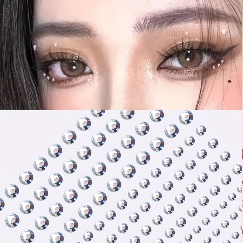 Under Eye Tear Shiny Eye Makeup Bright Face Stickers Jewelry - Temu