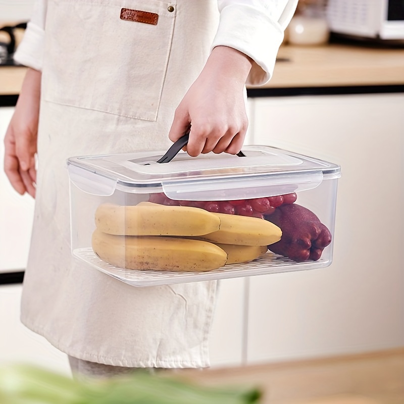 1pc 1 5l Four Compartment Sealed Fresh Keeping Kitchen - Temu