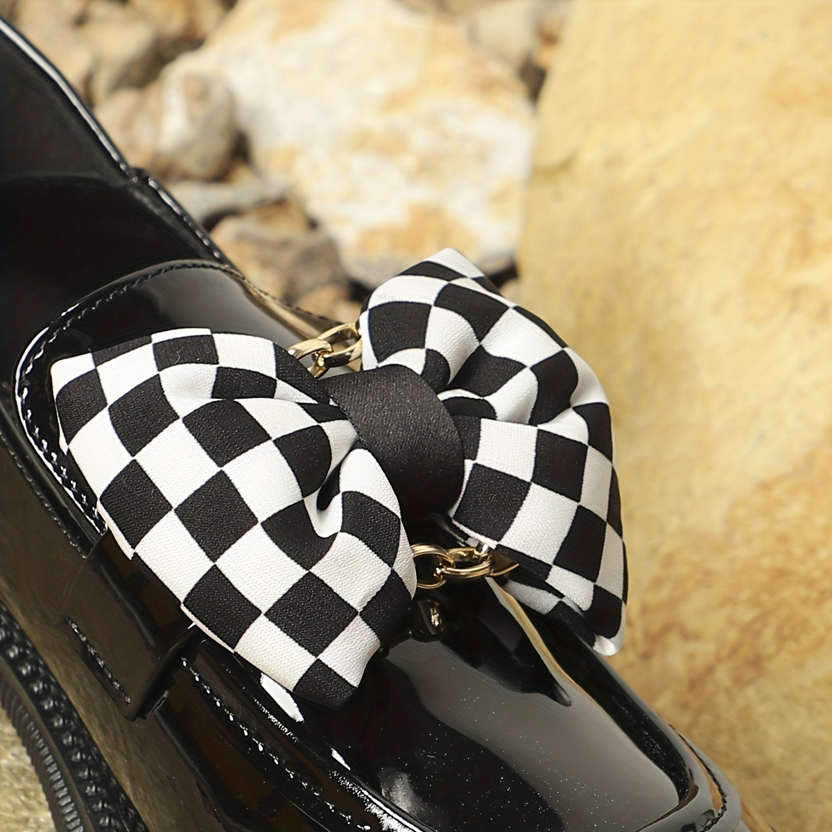 Checkered loafers outlet