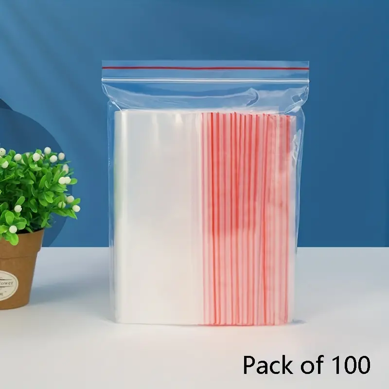 Plastic Zipper Bags, Clear Poly Bag, Resealable Zip Lock Bags