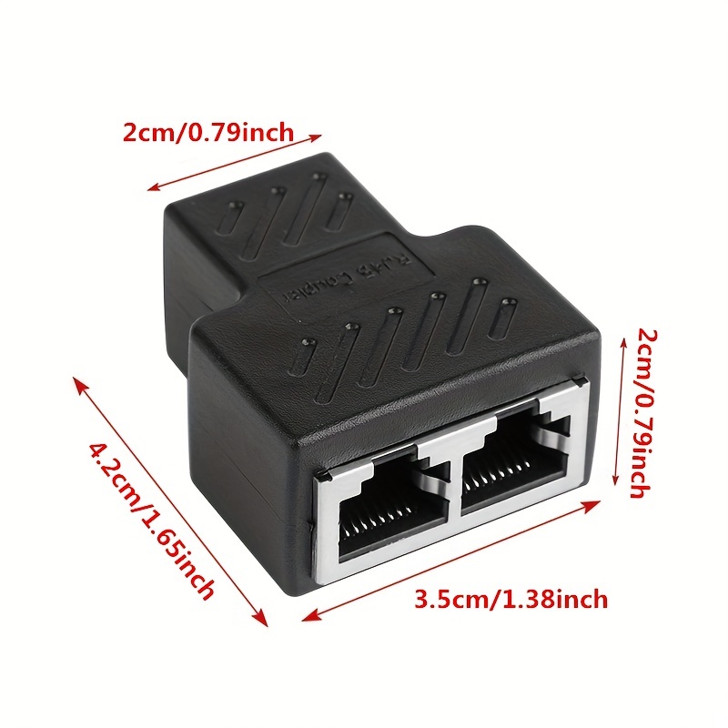 Ethernet Splitter: Split Internet Connection 1 2 Coupler - Temu