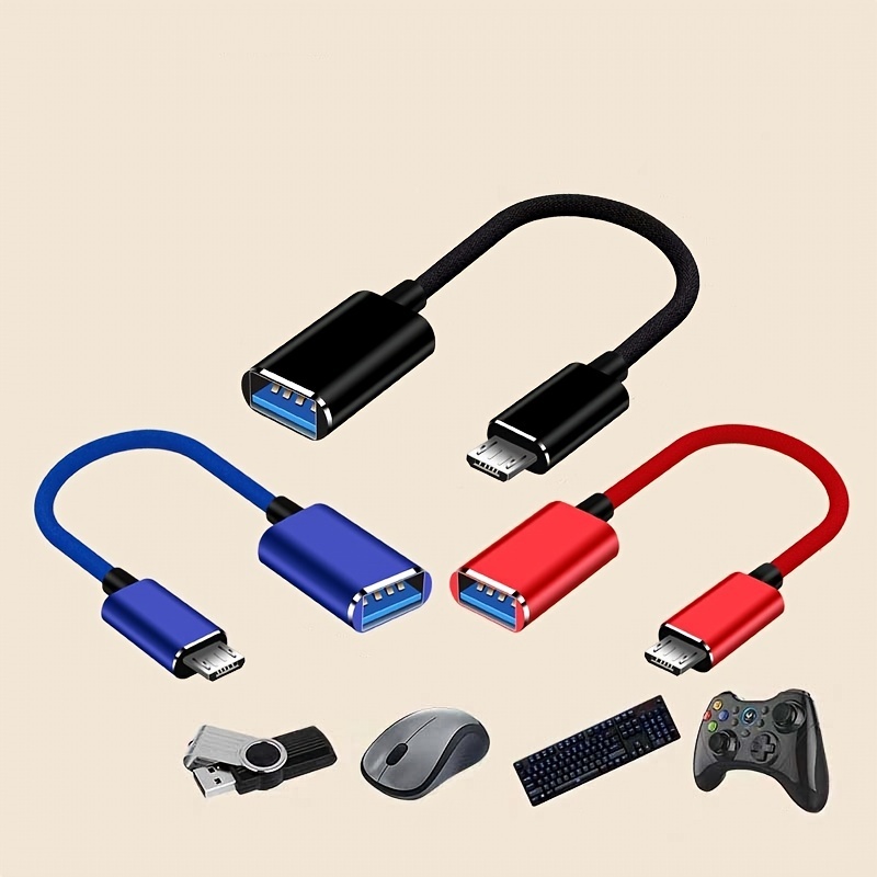 Avizar Adaptateur OTG Micro USB Vers USB Femelle Smartphone