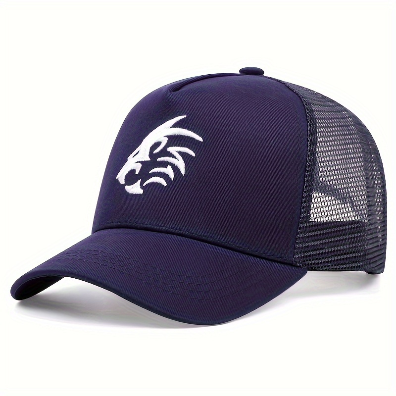 Gorra de béisbol con estampado de cabeza de tigre, gorra de béisbol de  malla para hombres y mujeres, gorra de malla para hombre