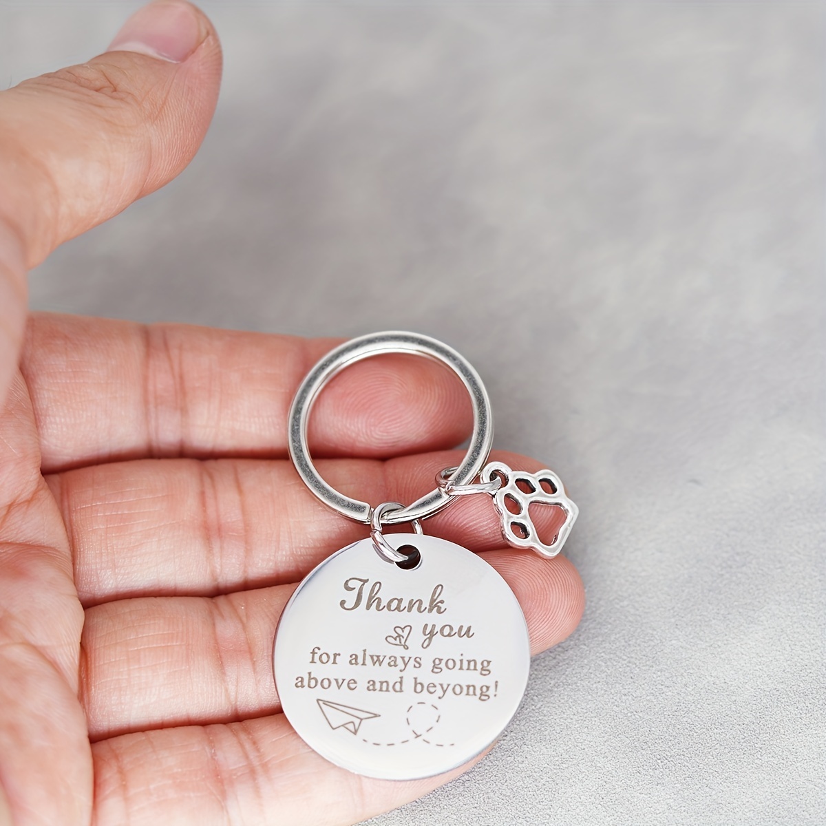 Employee Appreciation Keychain For Men Thank You Keepsake Appreciation ...