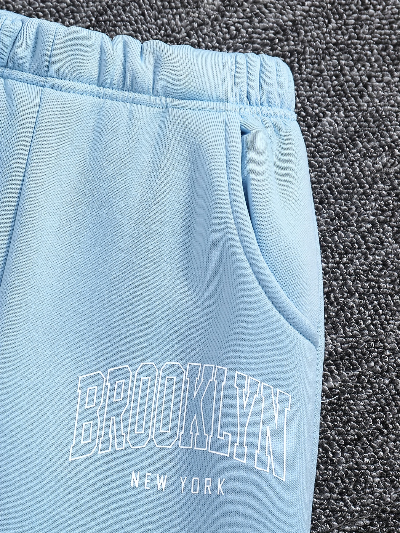 Ragazze 2 Pezzi Felpa Stampa Brooklyn Top E Pantaloni - Temu Italy