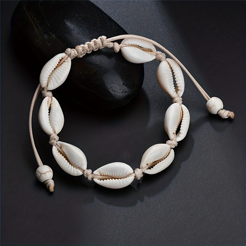 Bohemian Shell Conch Braided Bracelet for Men