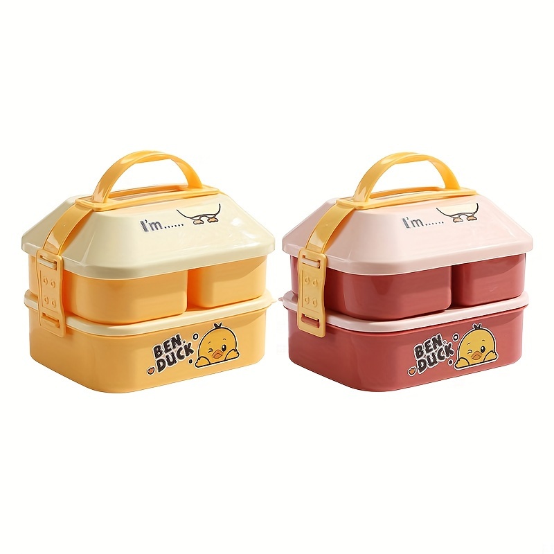 Hamburger Design Bento Box Metal Lunch Box Picnic Box Student Worker  Multiple Tiers Lunch Box For Boys And Girls - Temu