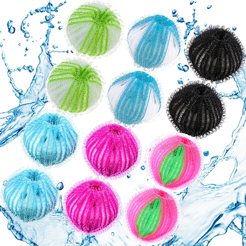 2 pezzi palla magica per bucato in silicone vestiti riutilizzabili  strumento per la pulizia dei capelli rimozione peli di animali domestici lavatrice  cattura peli di gatto palla per bucato – i migliori
