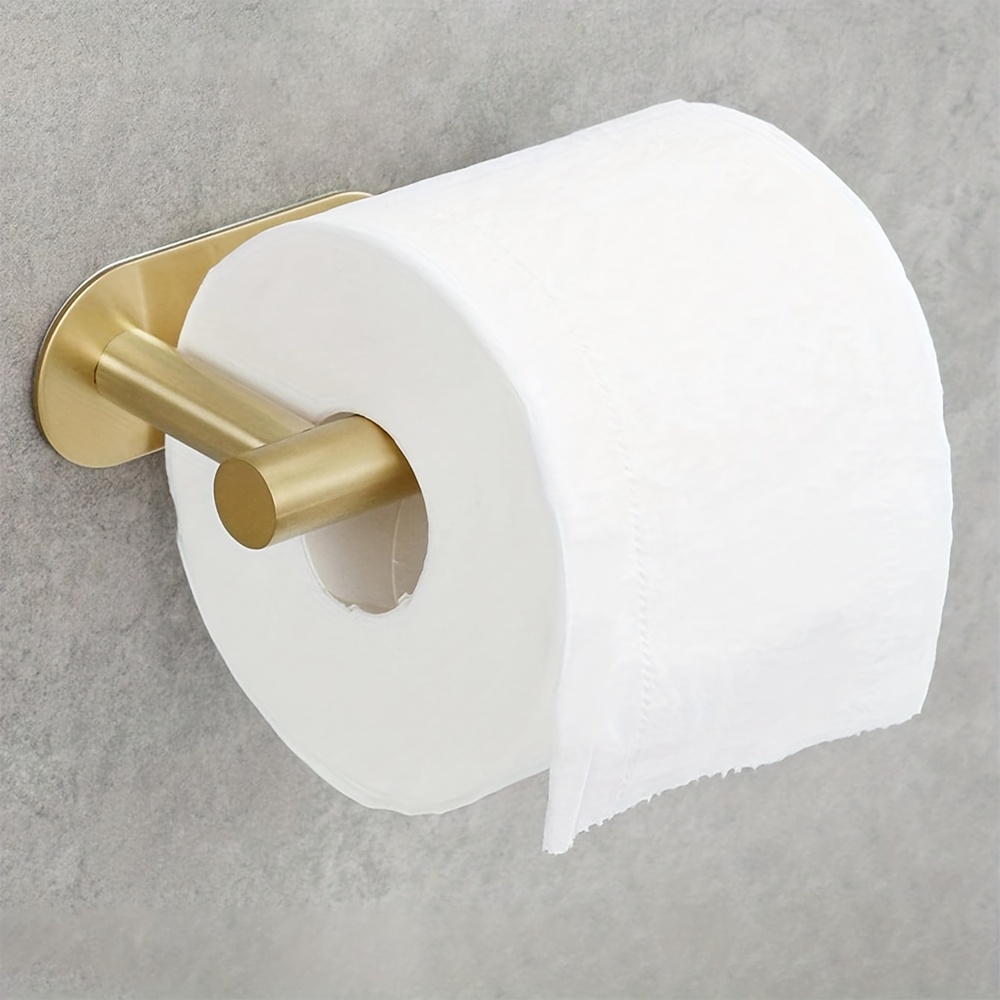 1pc Double-layer Paper Towel Holder With Wall-mounted Non-drilling
