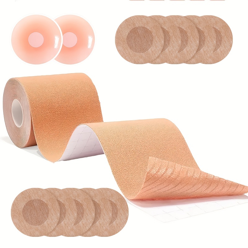 Invisible Breast Lifting Tape, Breathable Breast Support Tape With Nipple  Pasties For Strapless Dresses, Women's Lingerie & Underwear Accessories