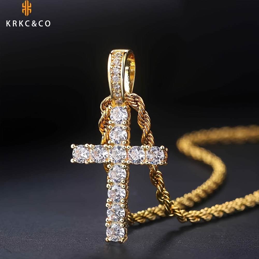 Mens 12mm Copper Necklace With Full Diamond Zircon And Box Buckle 2023  Fashion Hip Hop Jewelry From Congcong123456, $37.44