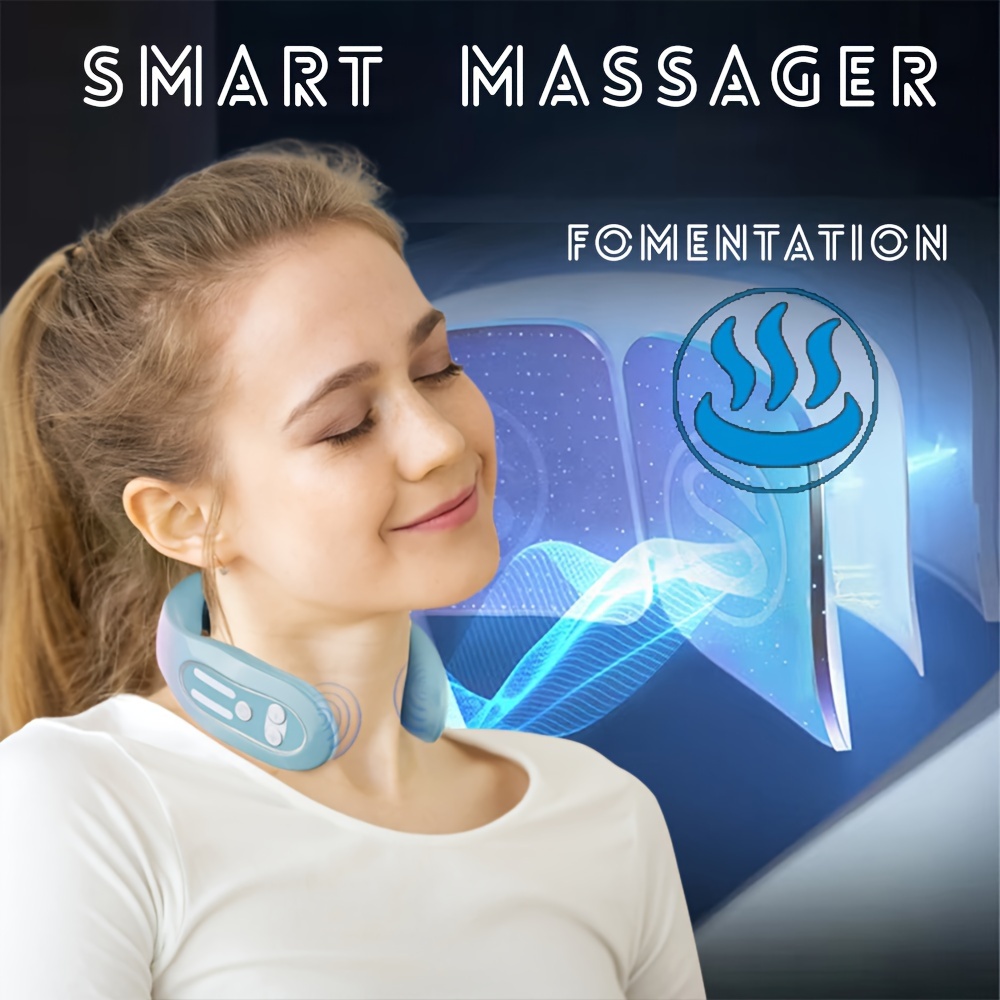 Neck Massager,Lymphatic Drainage Massager,Back Massager for Back Pain,Body  Massager,Portable Mini Massager Machine for Lower Back and Neck Pain,8