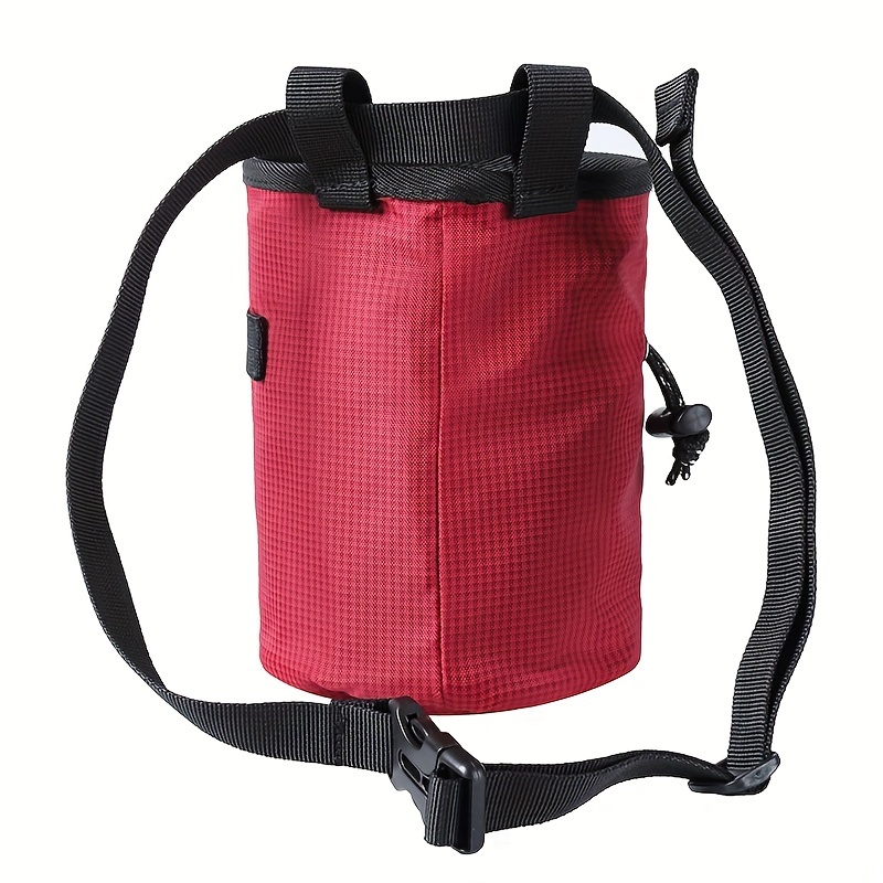 Cinturón de cintura ajustable bolsa de polvo de magnesio para escalada  levantamiento de pesas y