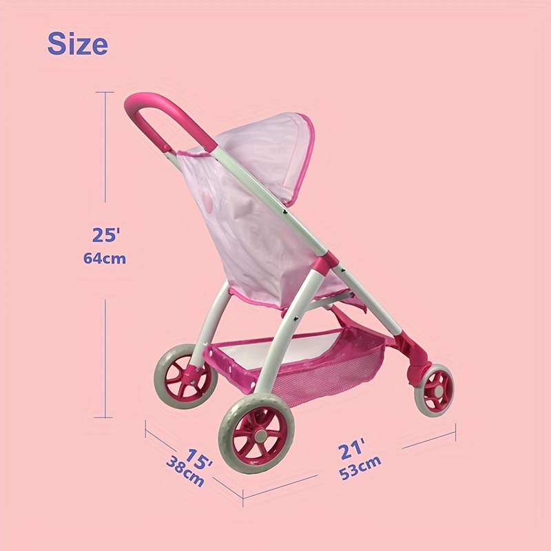 Anivia Baby Doll Stroller For Toddlers To Play Toy Baby - Temu