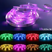 1 roll tv led light strip 2835 3 key control flexible adhesive light strip suitable for tv background game room christmas holiday party decoration details 6