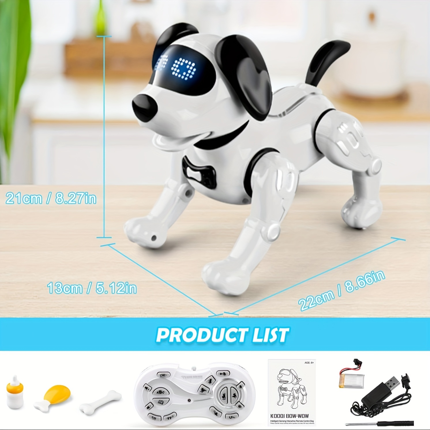 Animaux électroniques animaux de compagnie rc robot chien robot