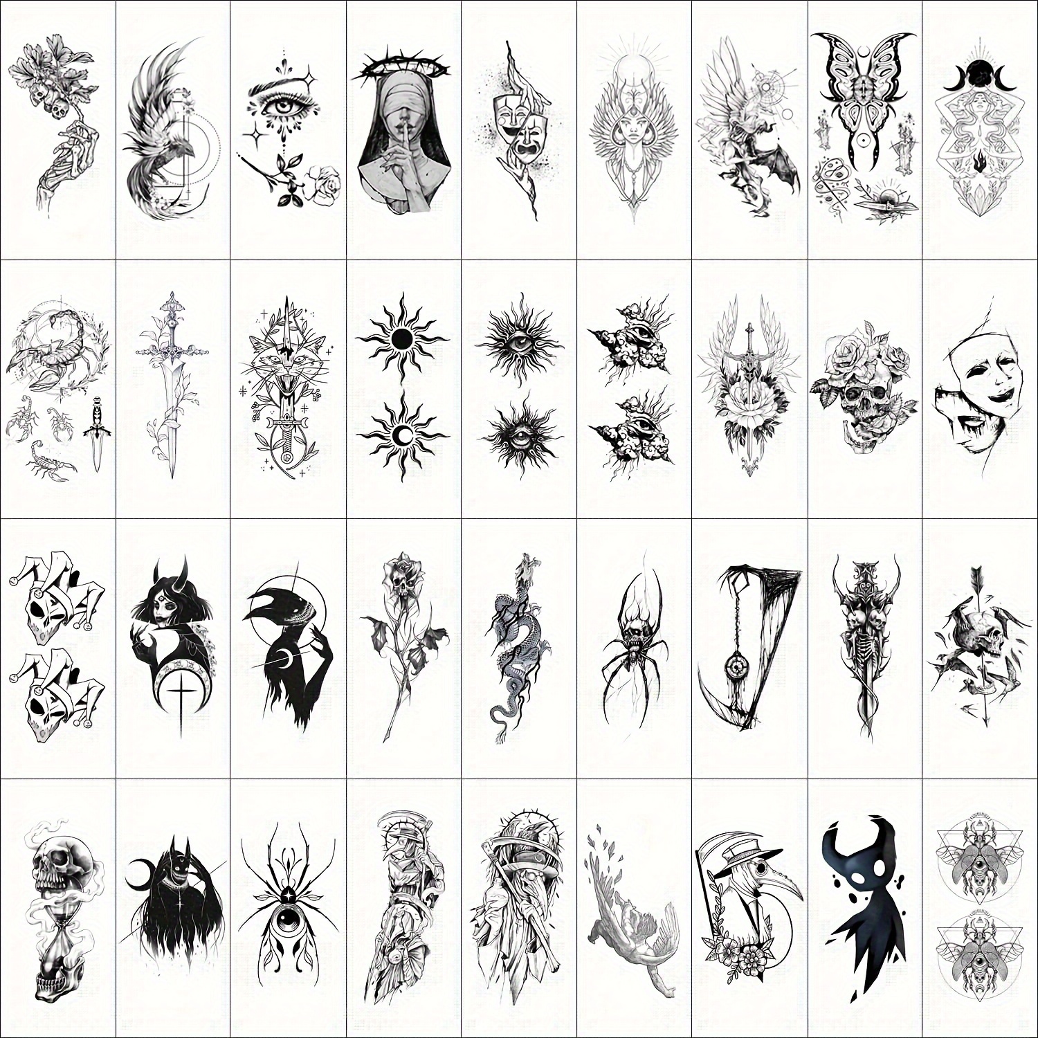 Download Our Free Temporary Tattoo Stencils