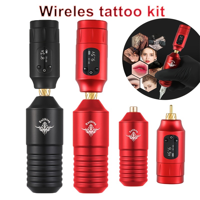 Wireless Tattoo Pen Machine Kit Complete Tattoo Set Rotary - Temu