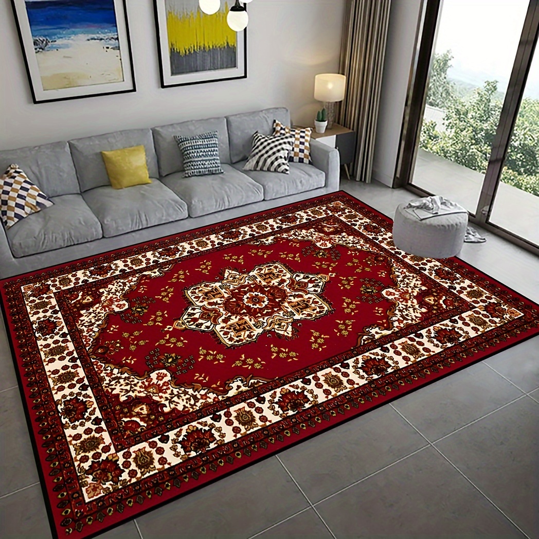 Large Oriental Floor Carpets under Dining Room Table, Luxury Thick and –  artworkcanvas