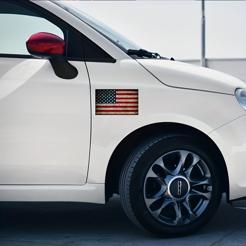 Usa Flag Sticker Bumper Car Decal Gift Patriotic American - Temu