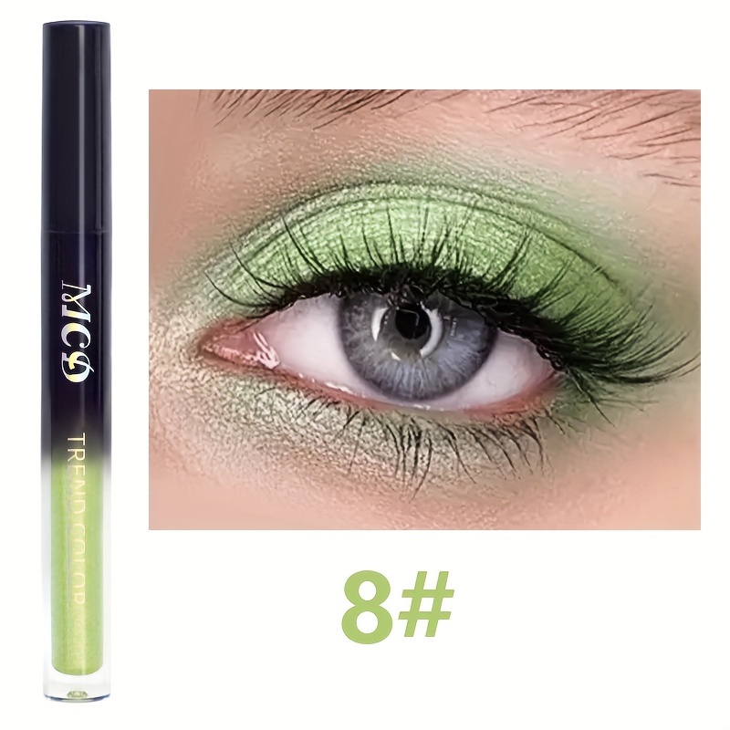 Monochrome Eyeshadow Liquid Pearly Shimmer Black Green - Temu