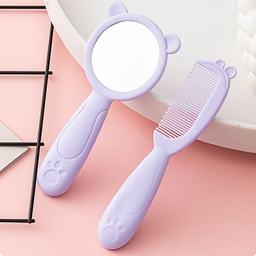 Baby Children's Hair Brush 1set Toddlers Hair Brush Baby Comb Brush Set For Newborns Natural Soft Perfect Baby Gift - Beauty & Personal Care - Temu Baby Children's Hair Brush 1set Toddlers Hair Brush Baby Comb Brush Set For Newborns Natural Soft Perfect Baby Gift - Beauty & Personal Care - Temu