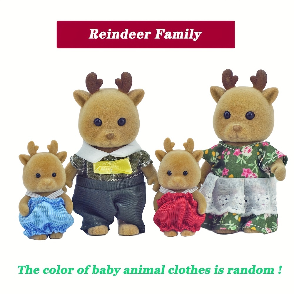 Lot 2Pcs Sylvanian Families Koala Family mom & baby 3 Figure Cute  Dollhouse toy