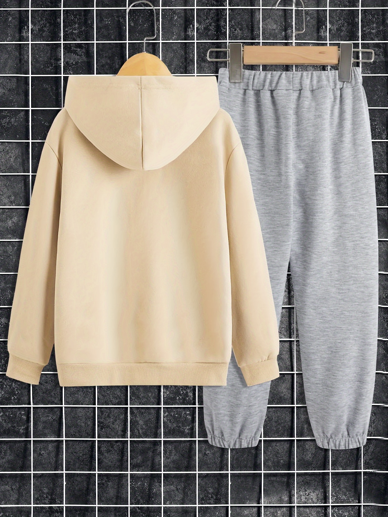 Men's Sets Hoodies+Pants Autumn Winter Hooded Sweatshirt