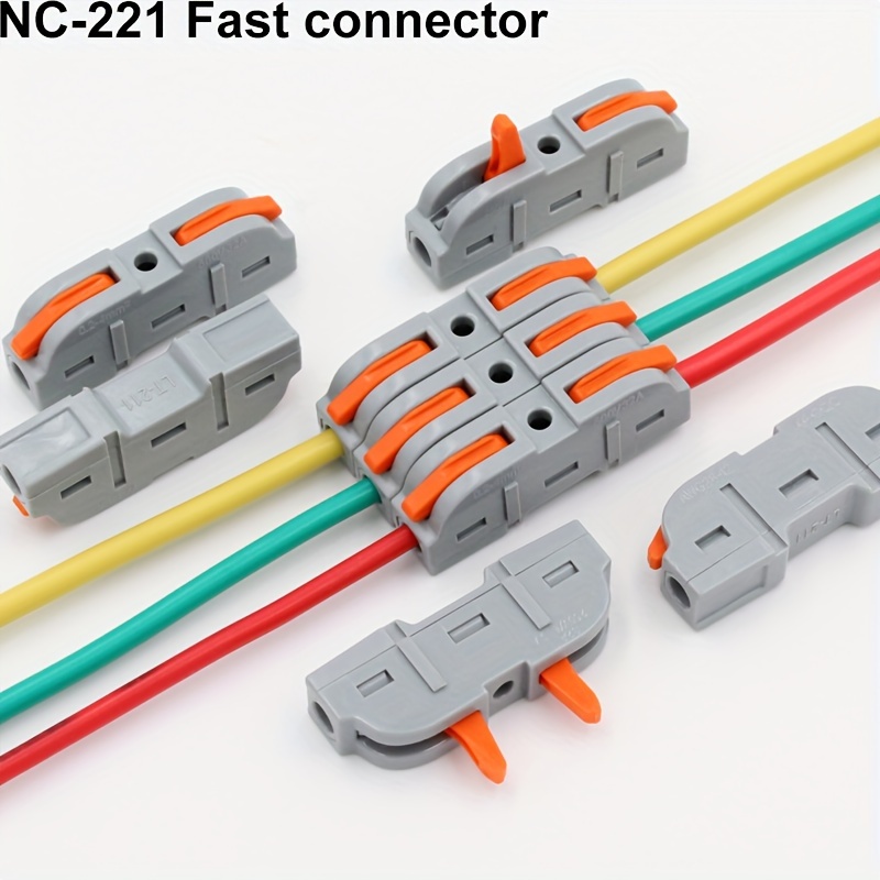 Acheter 40/50/100 pièces connecteurs de câble électrique rapide